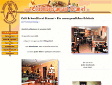 Tablet Screenshot of erlebnisrestaurant-stanzel.de